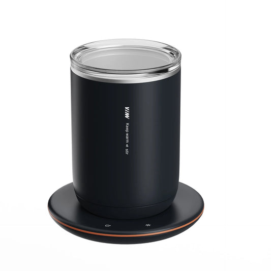 55°C Smart Self-Heating Stirring Mug – USB Electric