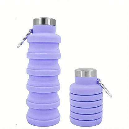 Collapsible Silicone Water Bottle – BPA Free, Portable