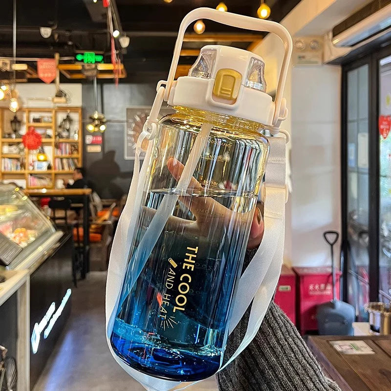 1.5/2L Portable Sports Water Bottle – BPA Free