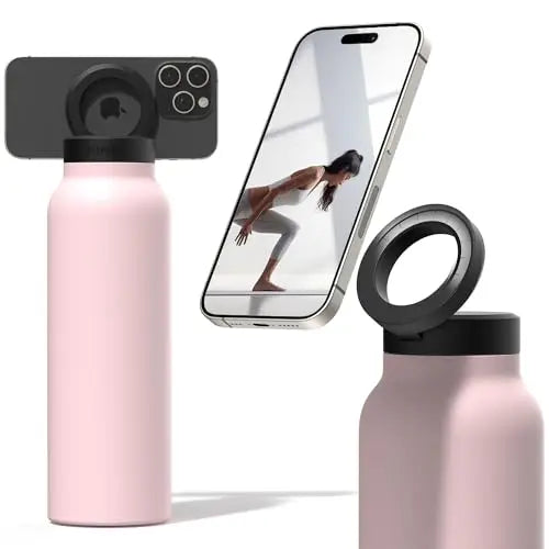Insulated Stainless Steel Water Bottle – MagSafe & Phone Holder