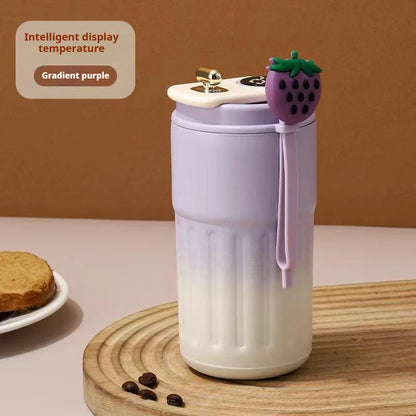 450ml Stainless Steel Thermal Bottle – LED Display