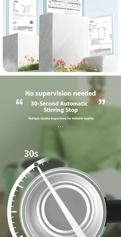 Smart Temperature & Stirring Cup – Portable