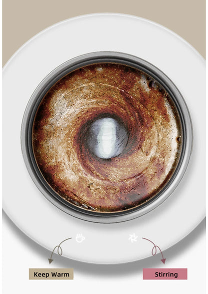 55°C Smart Self-Heating Stirring Mug – USB Electric