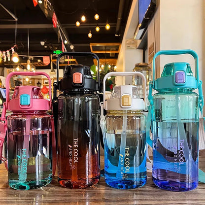 1.5/2L Portable Sports Water Bottle – BPA Free