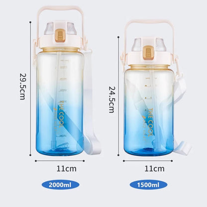 1.5/2L Portable Sports Water Bottle – BPA Free