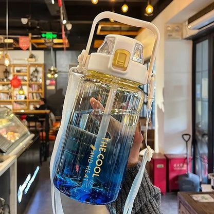 1.5/2L Portable Sports Water Bottle – BPA Free