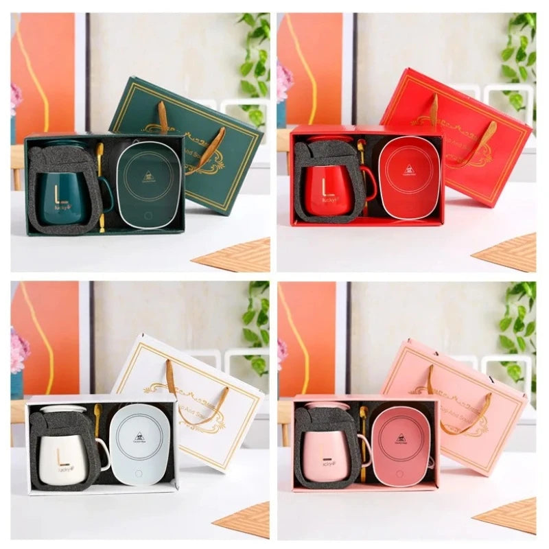 55°C Smart Self-Heating Mug – Gift Box
