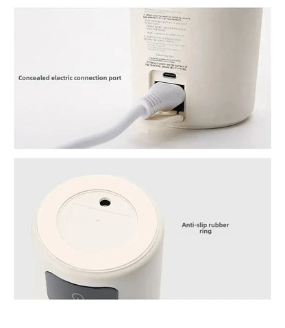 650ml Portable Electric Kettle – Smart Heating Cup