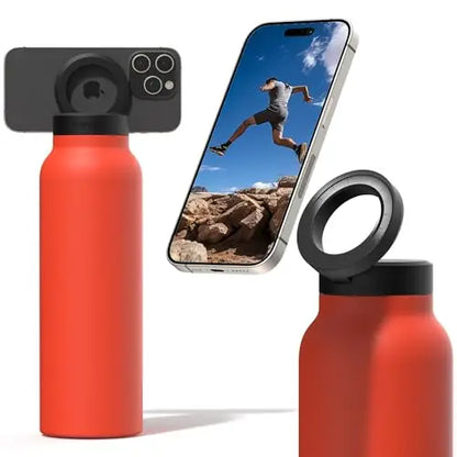 Insulated Stainless Steel Water Bottle – MagSafe & Phone Holder
