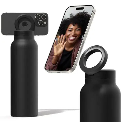 Insulated Stainless Steel Water Bottle – MagSafe & Phone Holder