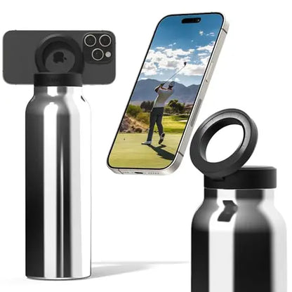 Insulated Stainless Steel Water Bottle – MagSafe & Phone Holder